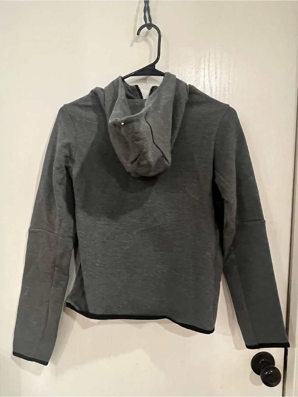 Boy’s Gray Zip-Up Every Day Hoodie Hooded Jacket